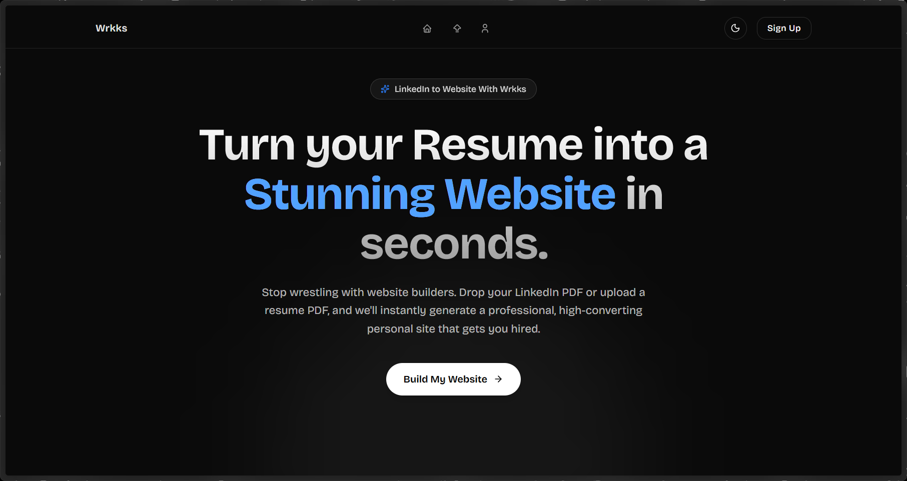 Wrkks - Main product screenshot demonstrating key features and user interface