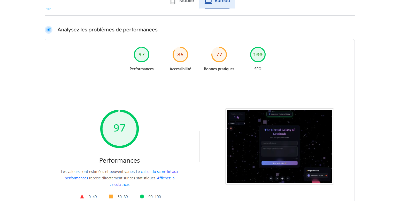 The Eternal Galaxy of Gratitude - Screenshot 3 showing product features and functionality