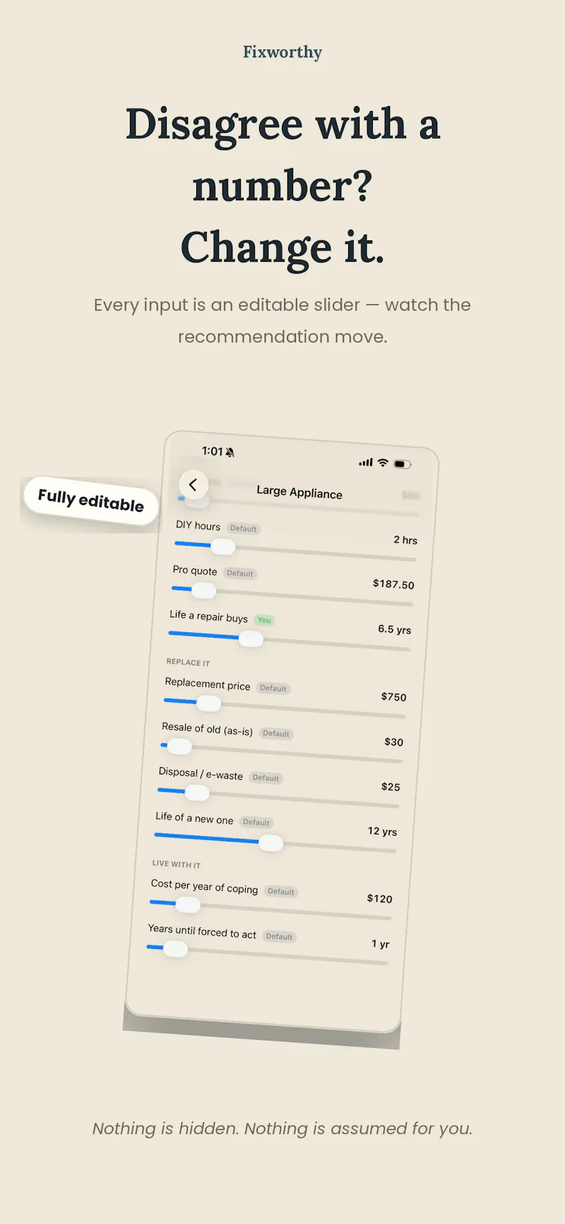 Fixworthy screenshot 2