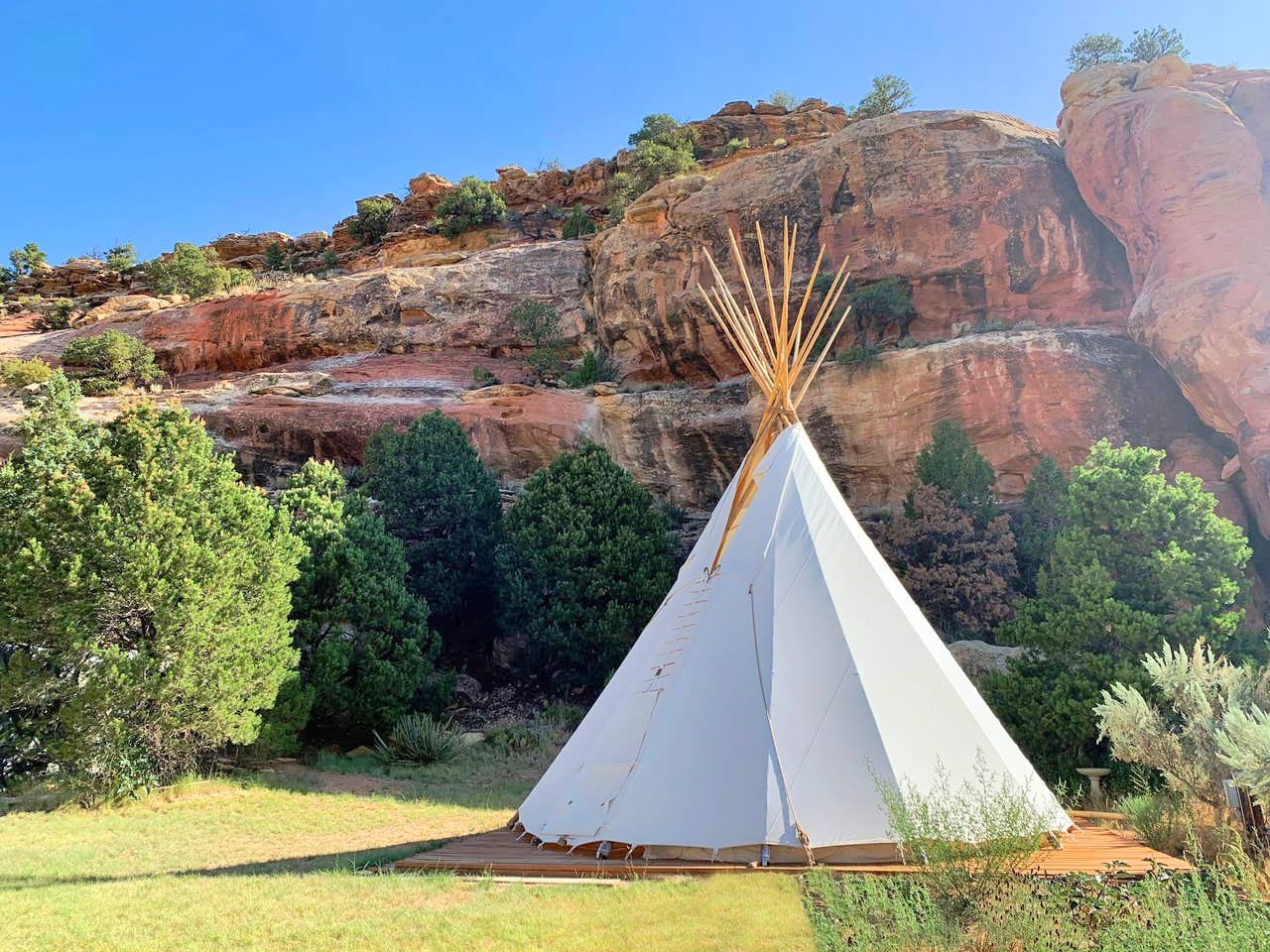 Earthworks Tipis
