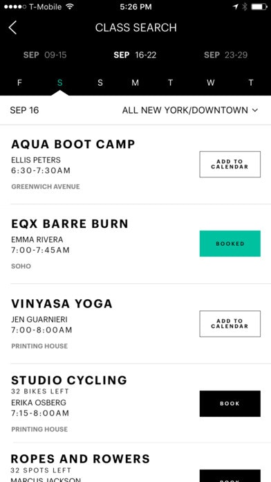 EQUINOX App gallery image