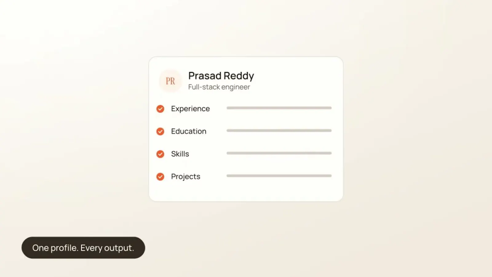 Resfolio screenshot 1 (video preview)