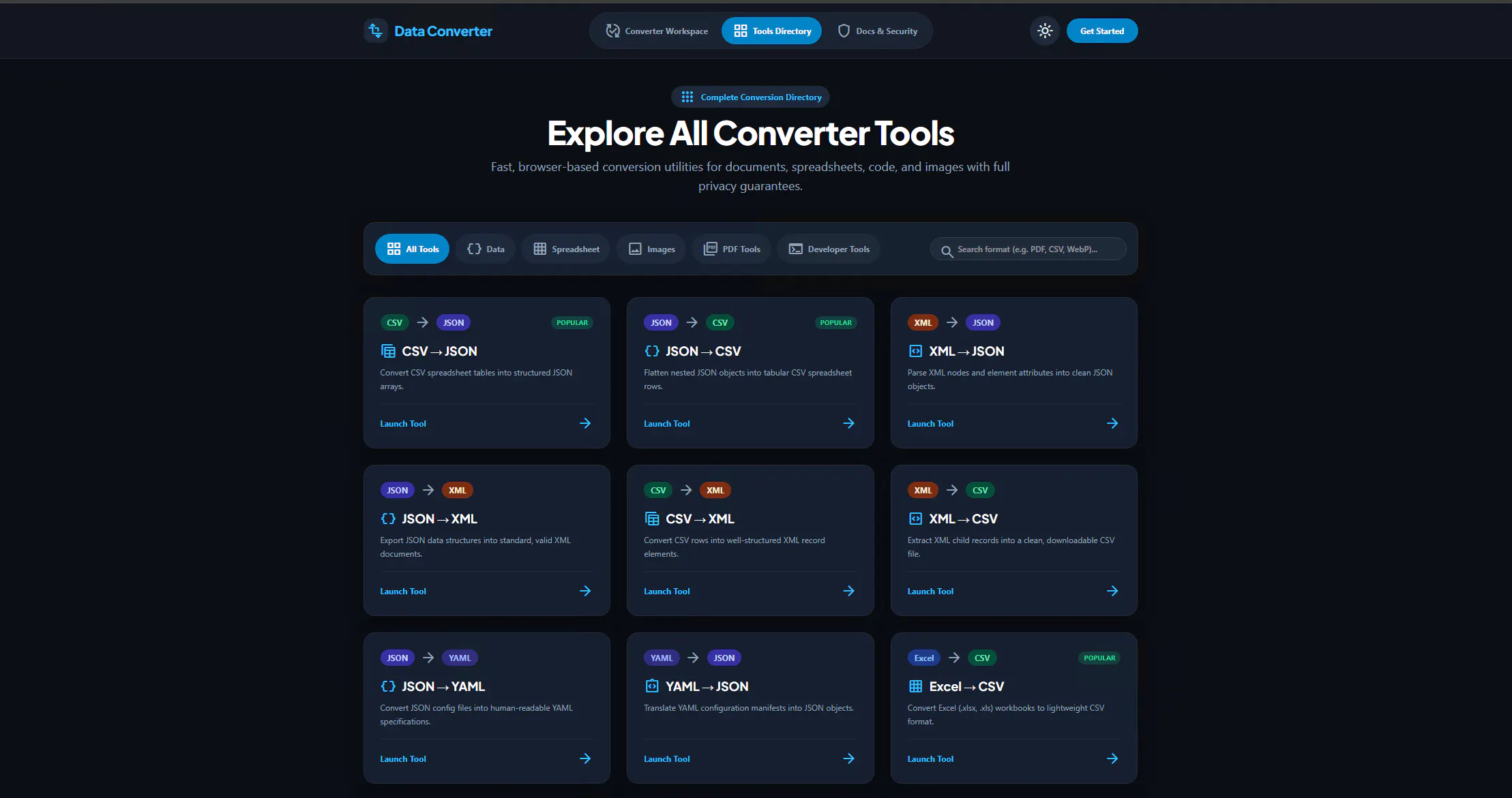 Metadata Converter | 30+ tools gallery image