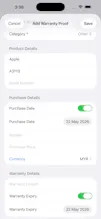 WarrantyProof: Receipts gallery image