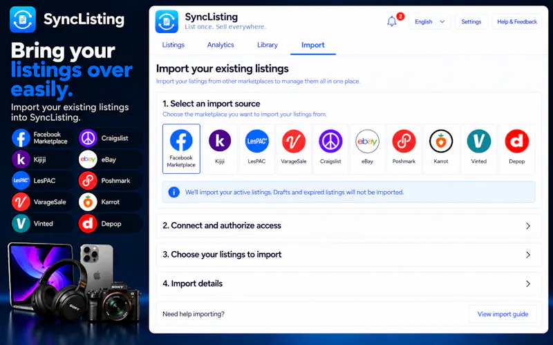 SyncListing – Cross-Listing for Chrome screenshot 4