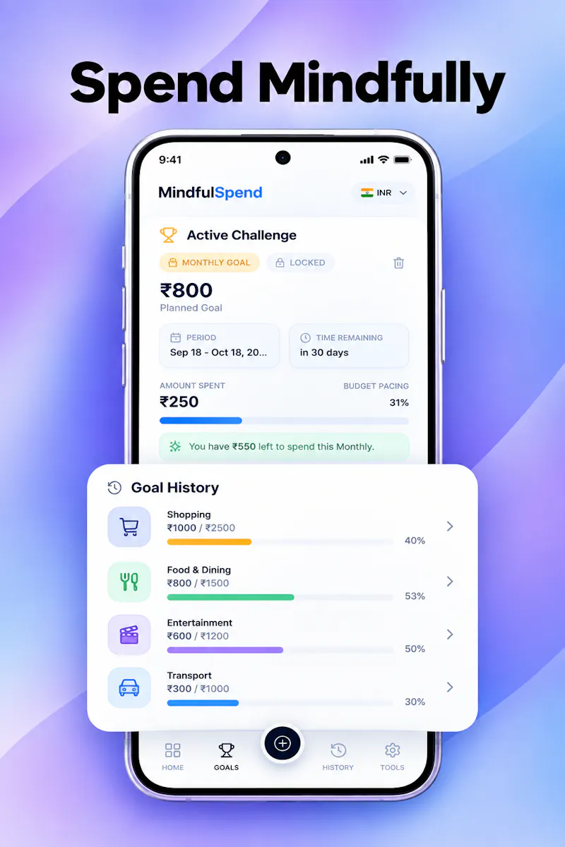 Mindfulspend screenshot 1