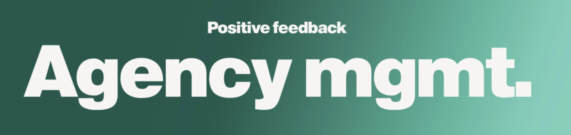Agency MGMT. software release logo