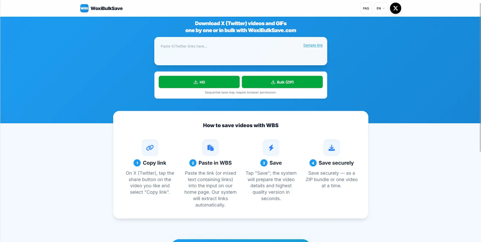 WoxiBulkSave screenshot 1