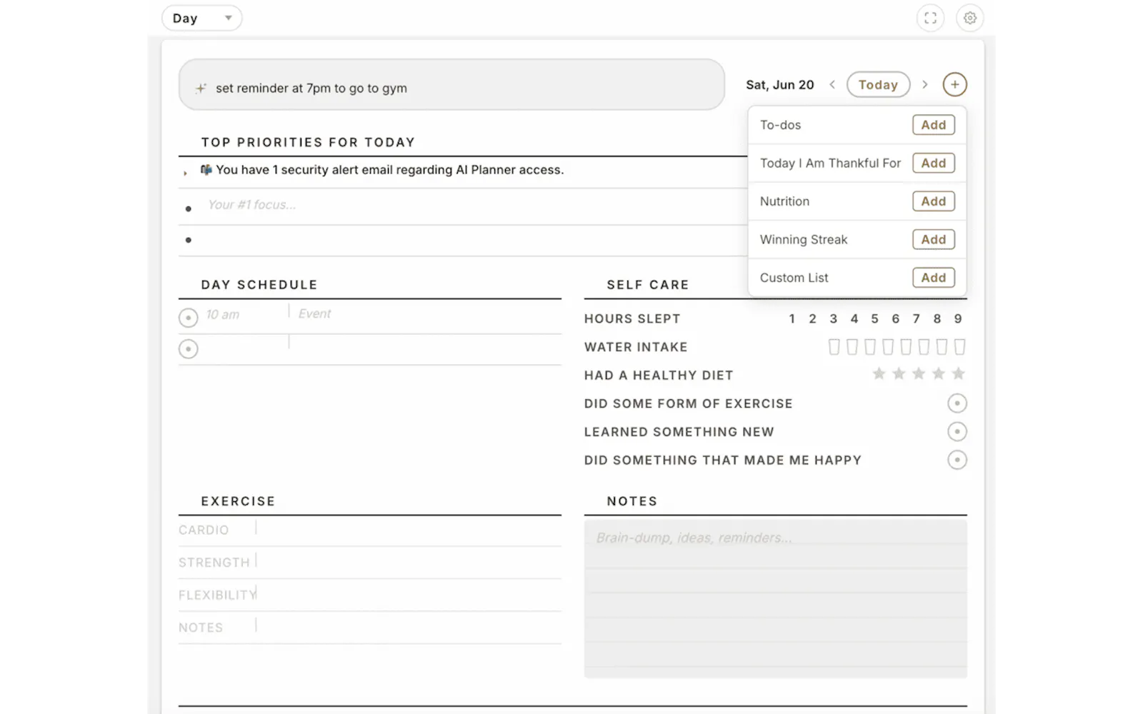 AI Planner screenshot 3