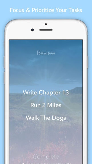 Tomorrow: To-Do List, Focused Image