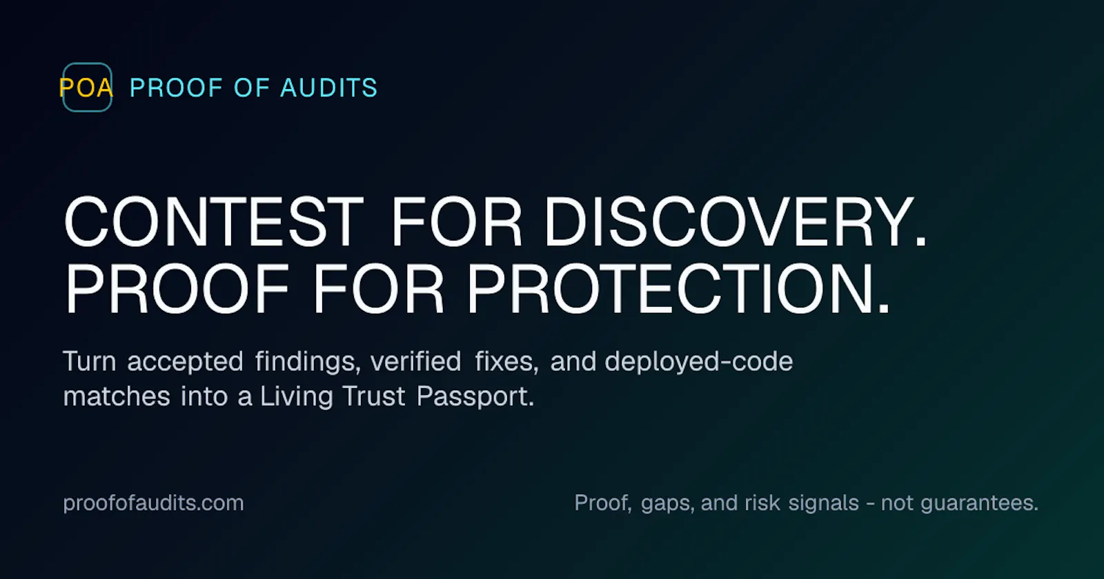 Proof of Audits screenshot 1