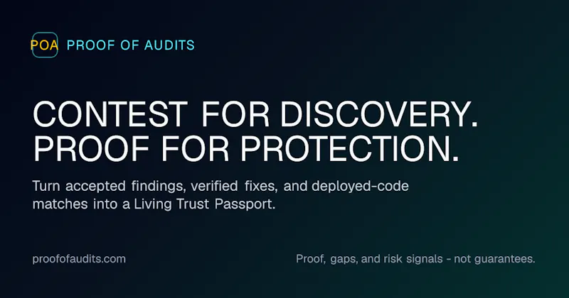 Proof of Audits screenshot 1