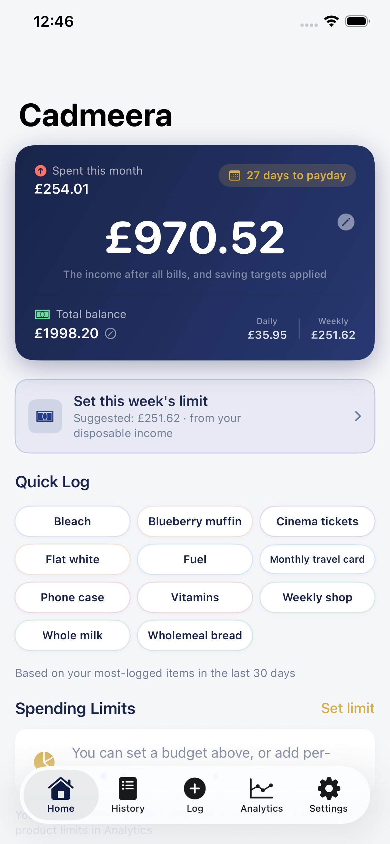Cadmeera Personal Budgeting App gallery image