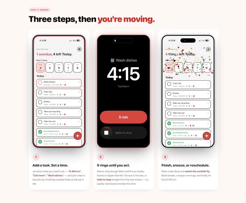 ToDo Alarm screenshot 2