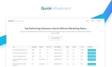 Quick Influencers gallery image