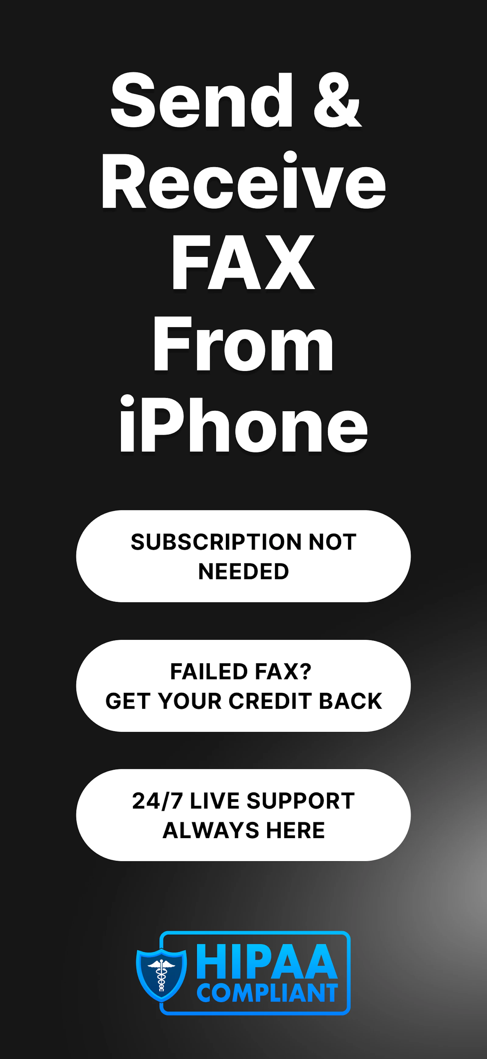 Faxend - Fax from iPhone screenshot 1