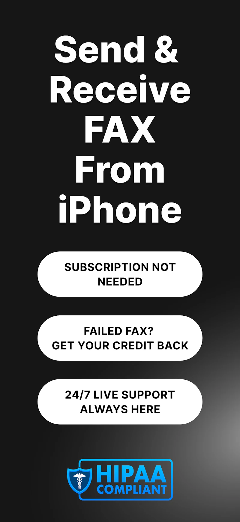 Faxend - Fax from iPhone screenshot 1