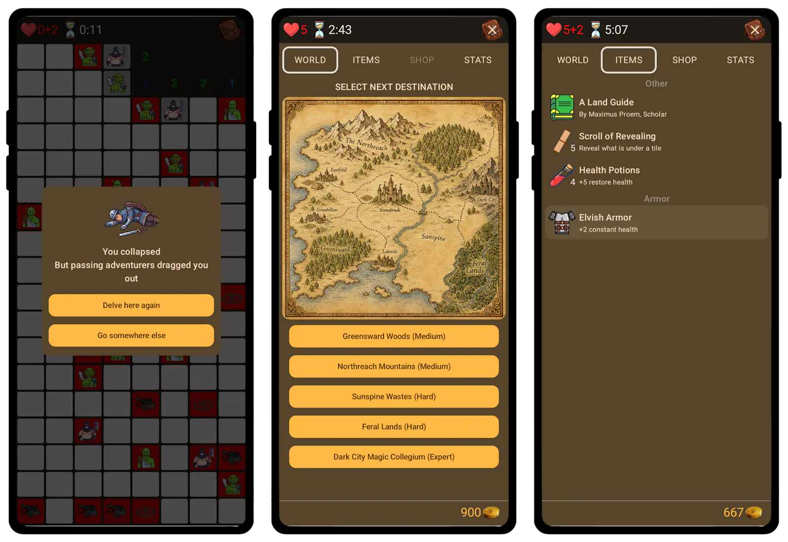 Dungeonsweeper - Android Game screenshot 2