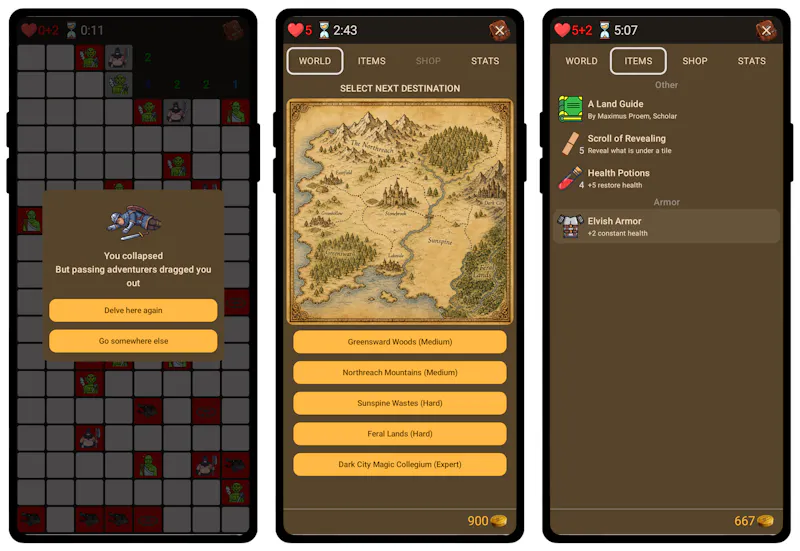 Dungeonsweeper - Android Game screenshot 2