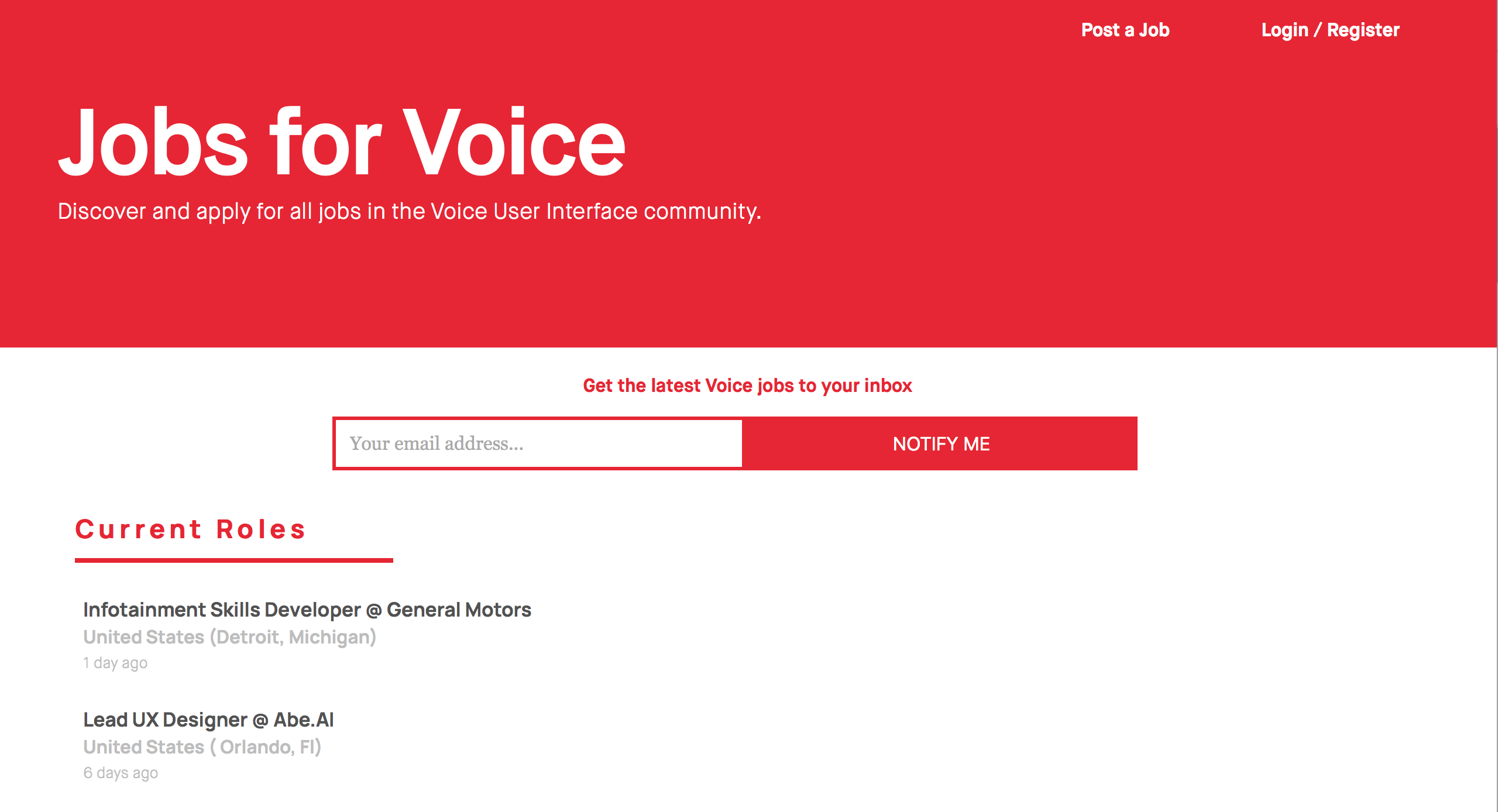 Jobs for Voice gallery image