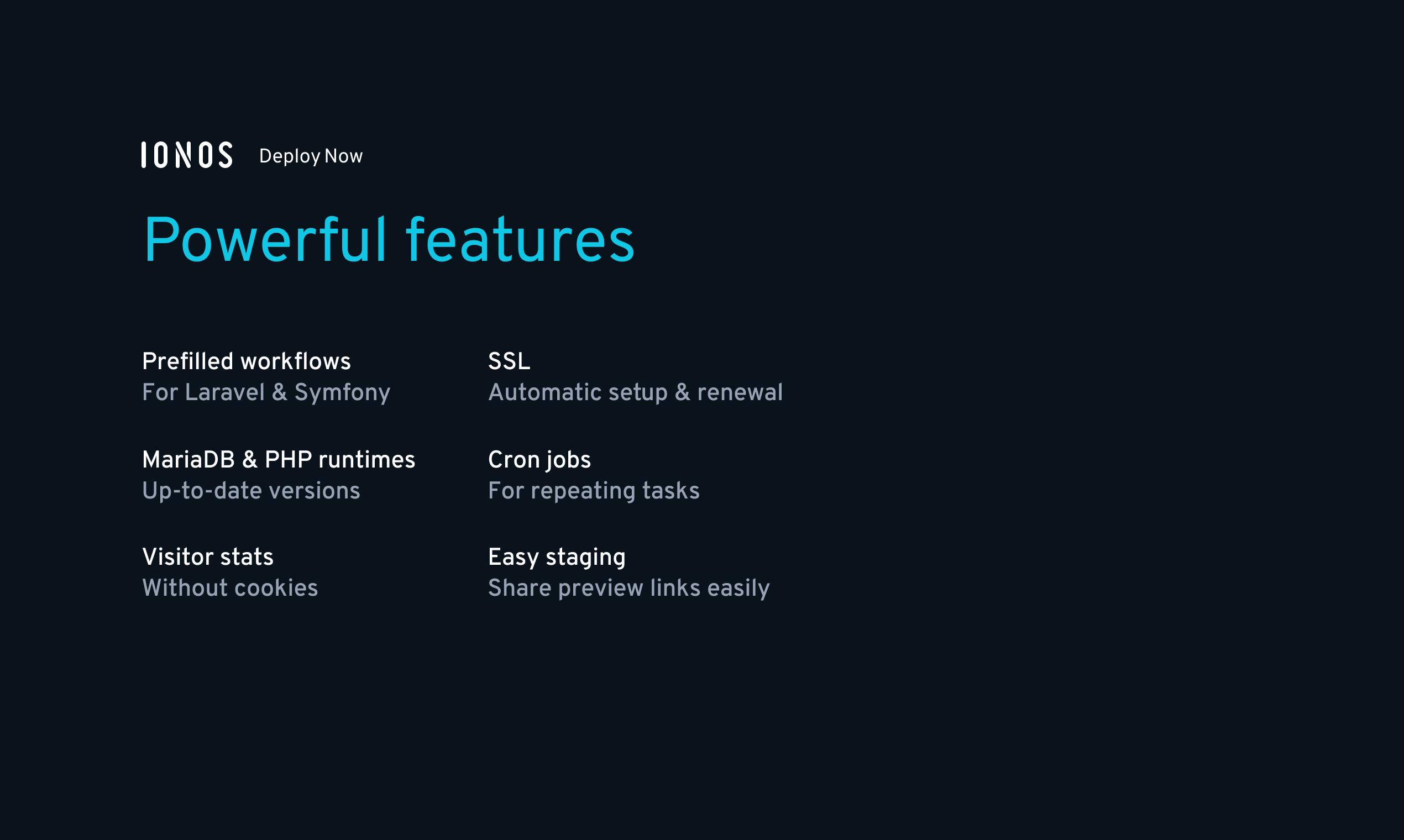 PHP -projecten bij implementatie nu - Laravel & Symfony Apps rechtstreeks via GitHub implementeren media 6