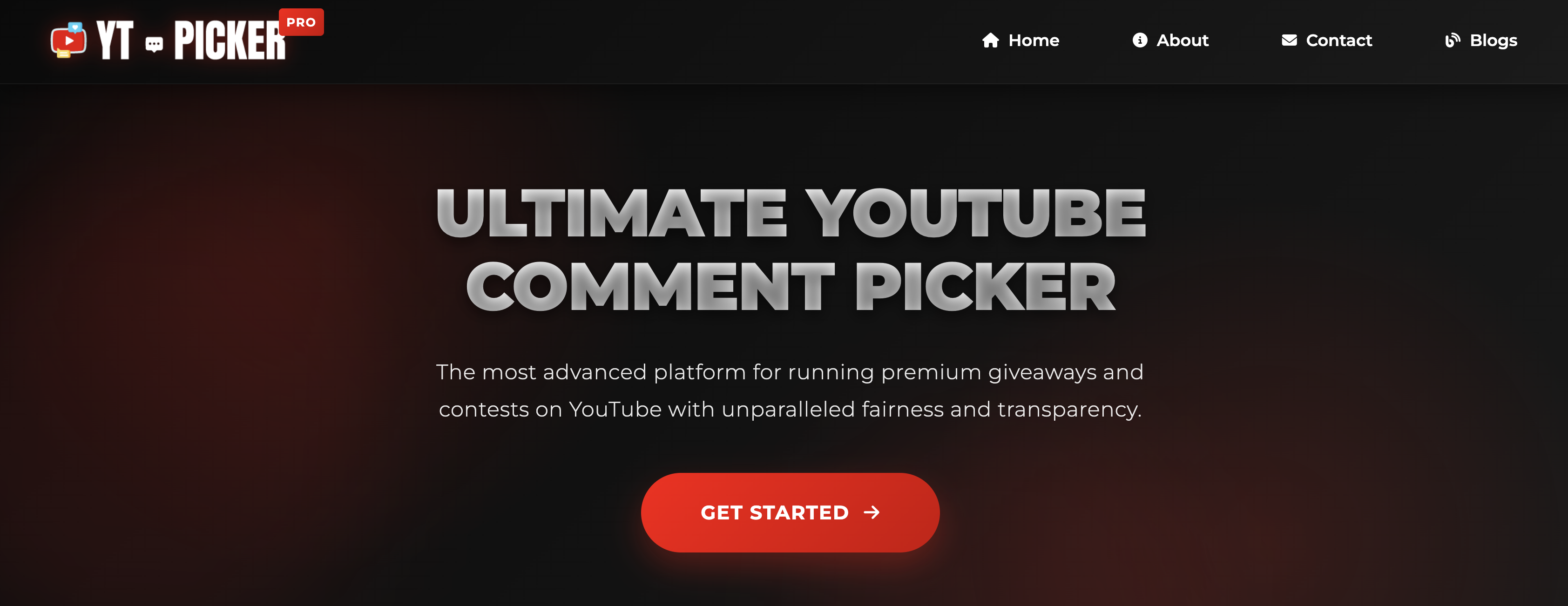 YT PICKER - Main screenshot showing features and interface