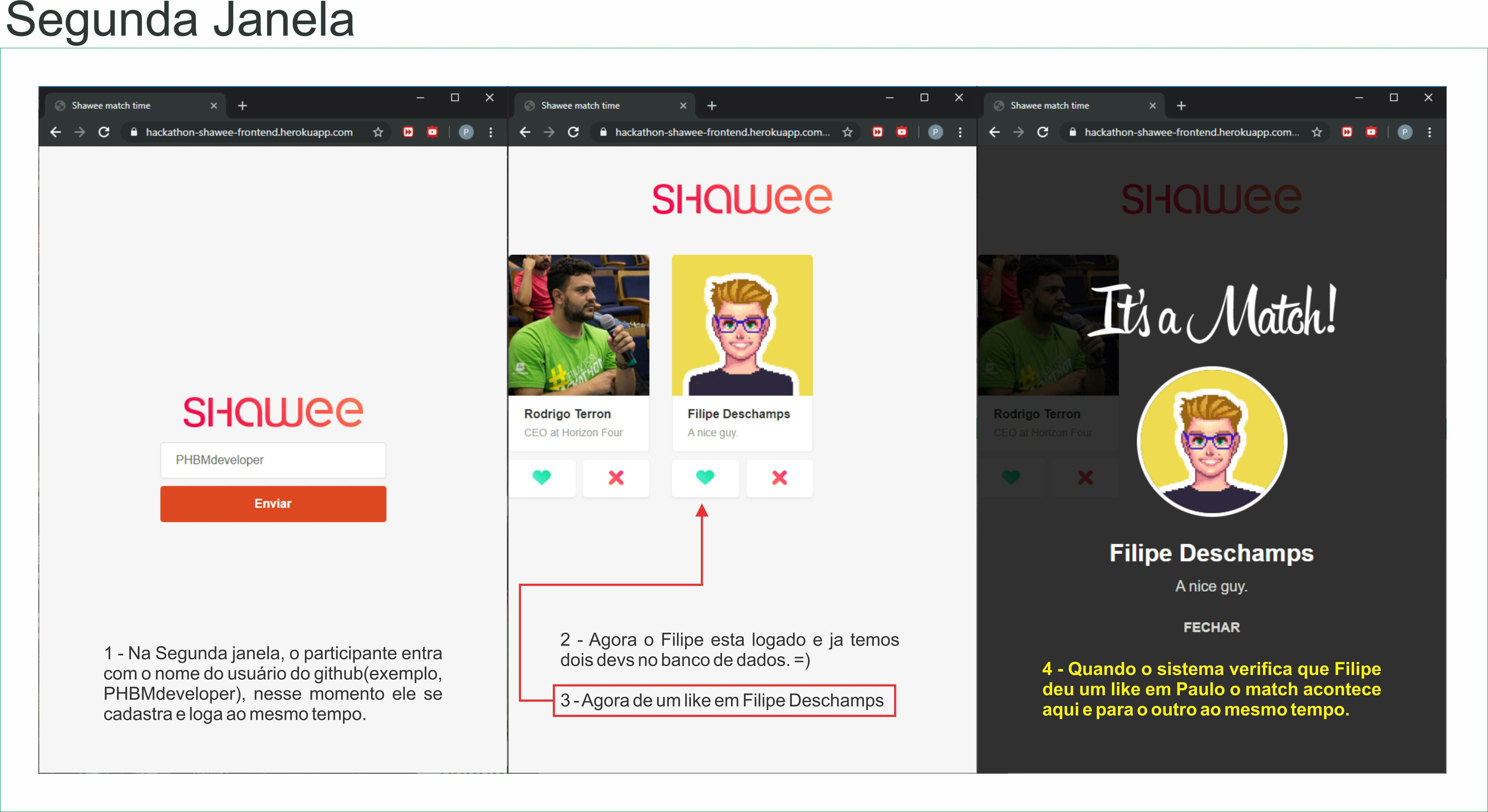 Match entre participantes Hackathon gallery image