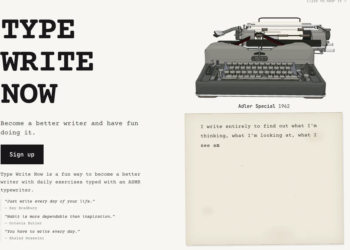 Type Write Now gallery image