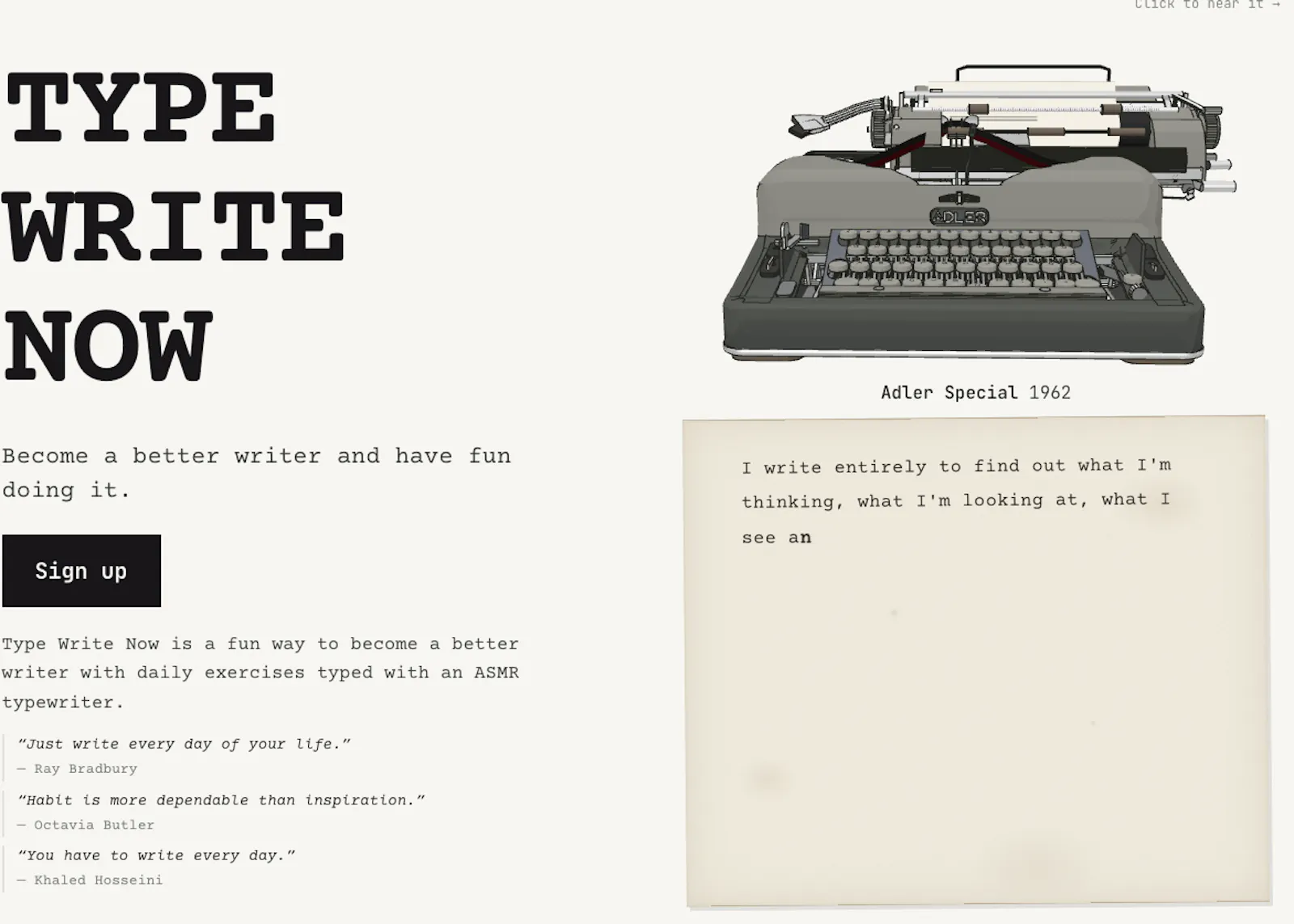 Type Write Now screenshot 1
