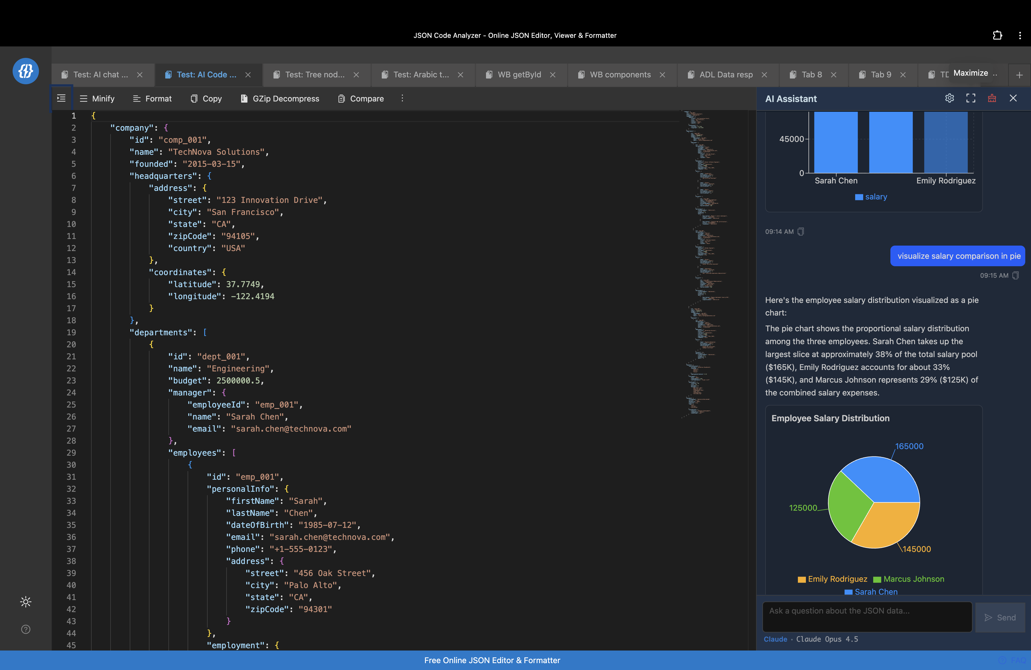 JSON Editor & Analyzer gallery image
