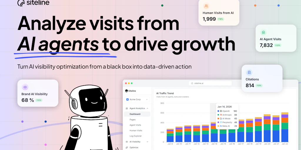 Siteline:為代理式網路打造的成長分析工具