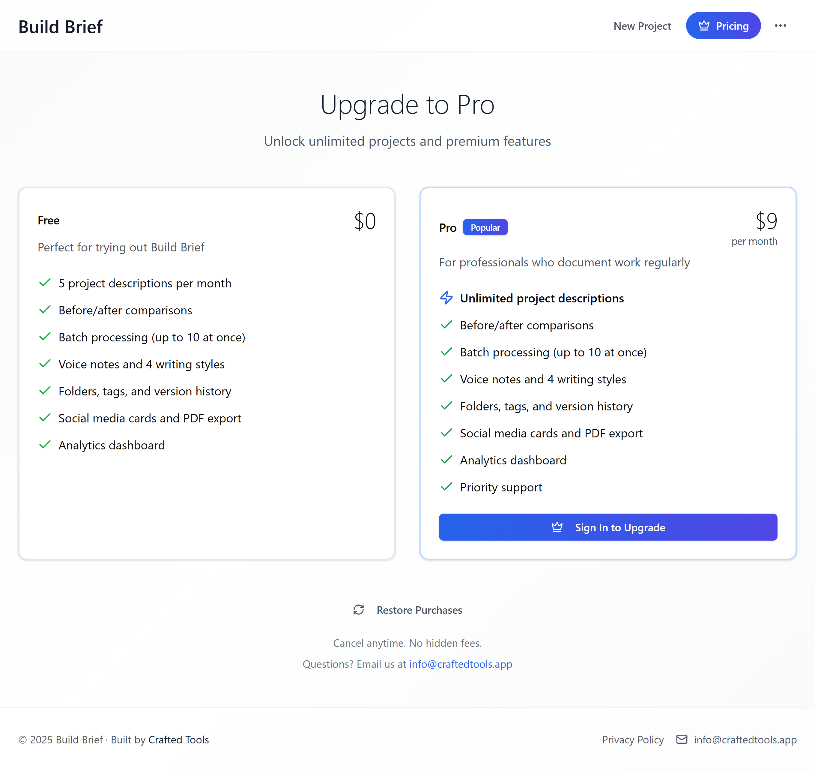 Build Brief gallery image