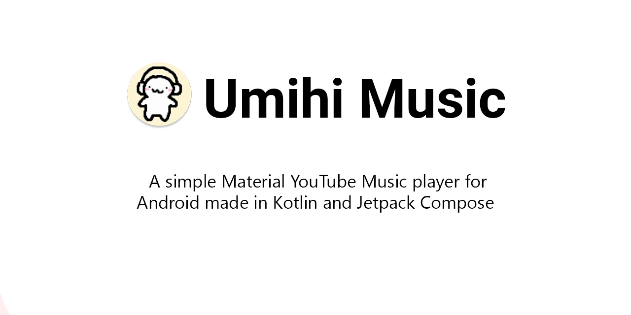 Umihi Music - A simple material Youtube music player for Android медиа 1