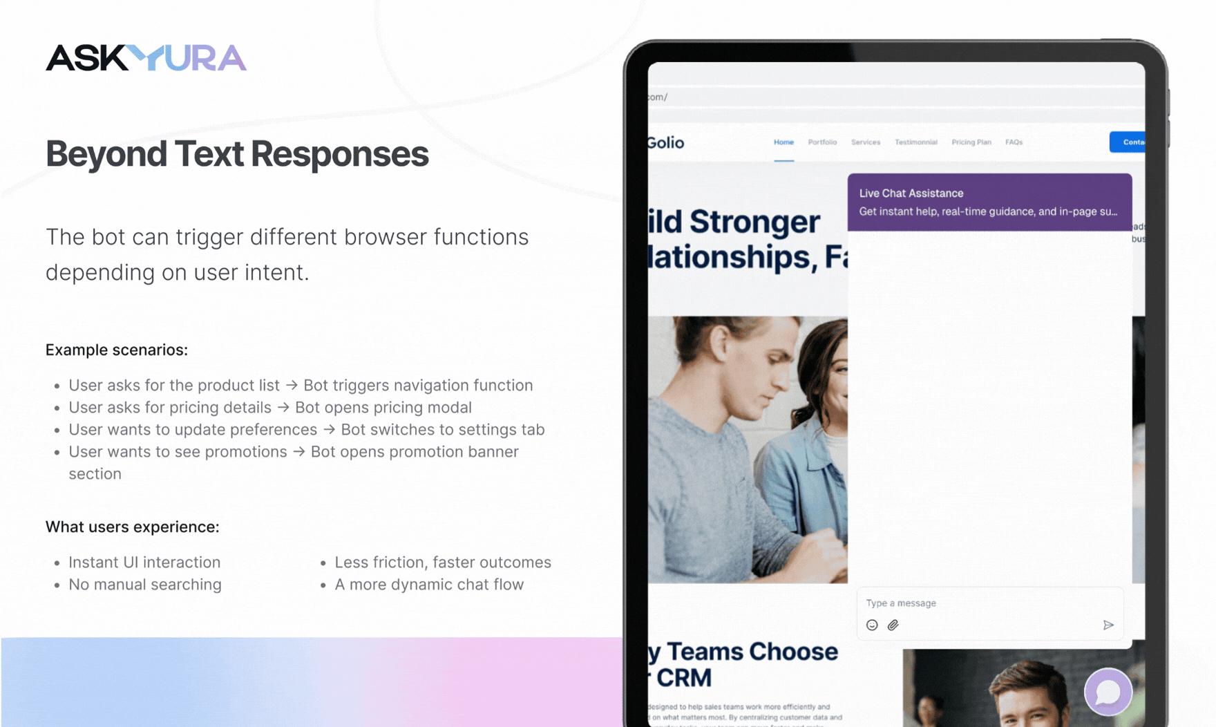 Browser Function - Screenshot 3 showing product features and functionality