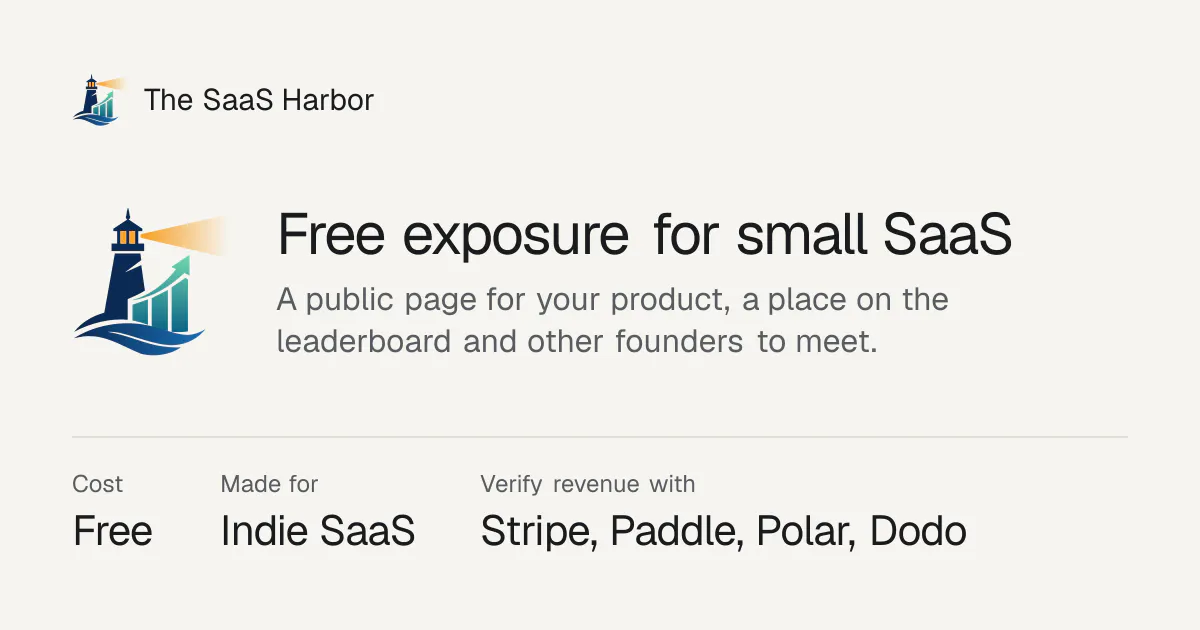 The SaaS Harbor gallery image