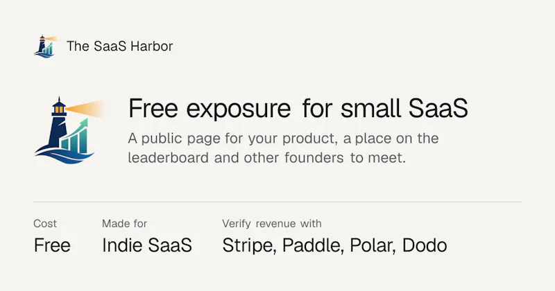 The SaaS Harbor screenshot 1