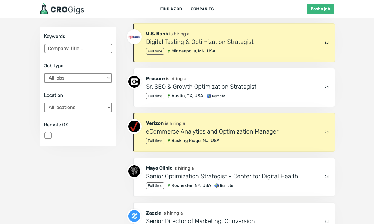 CRO Gigs gallery image