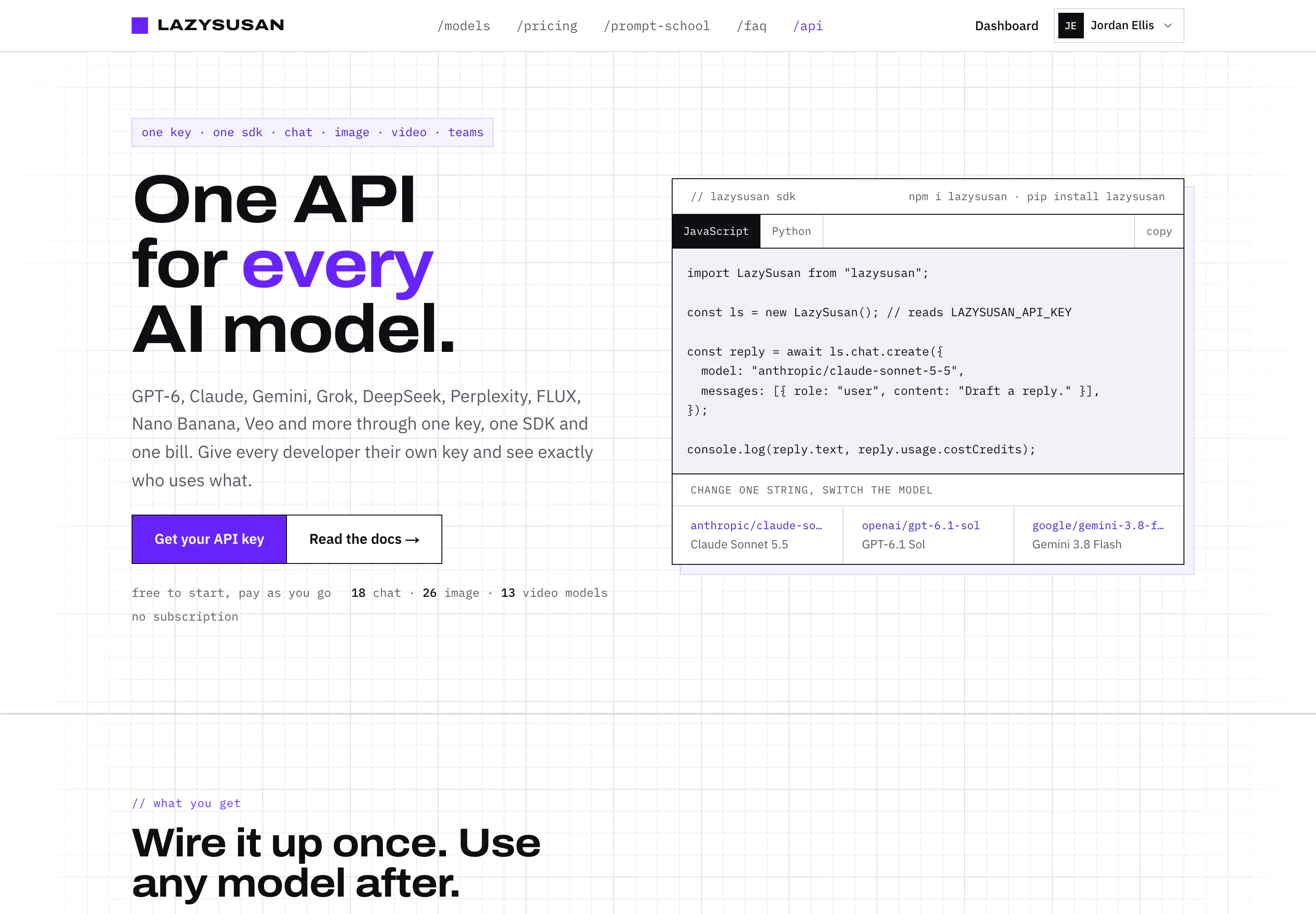 LazySusan: AI API Management for Teams gallery image