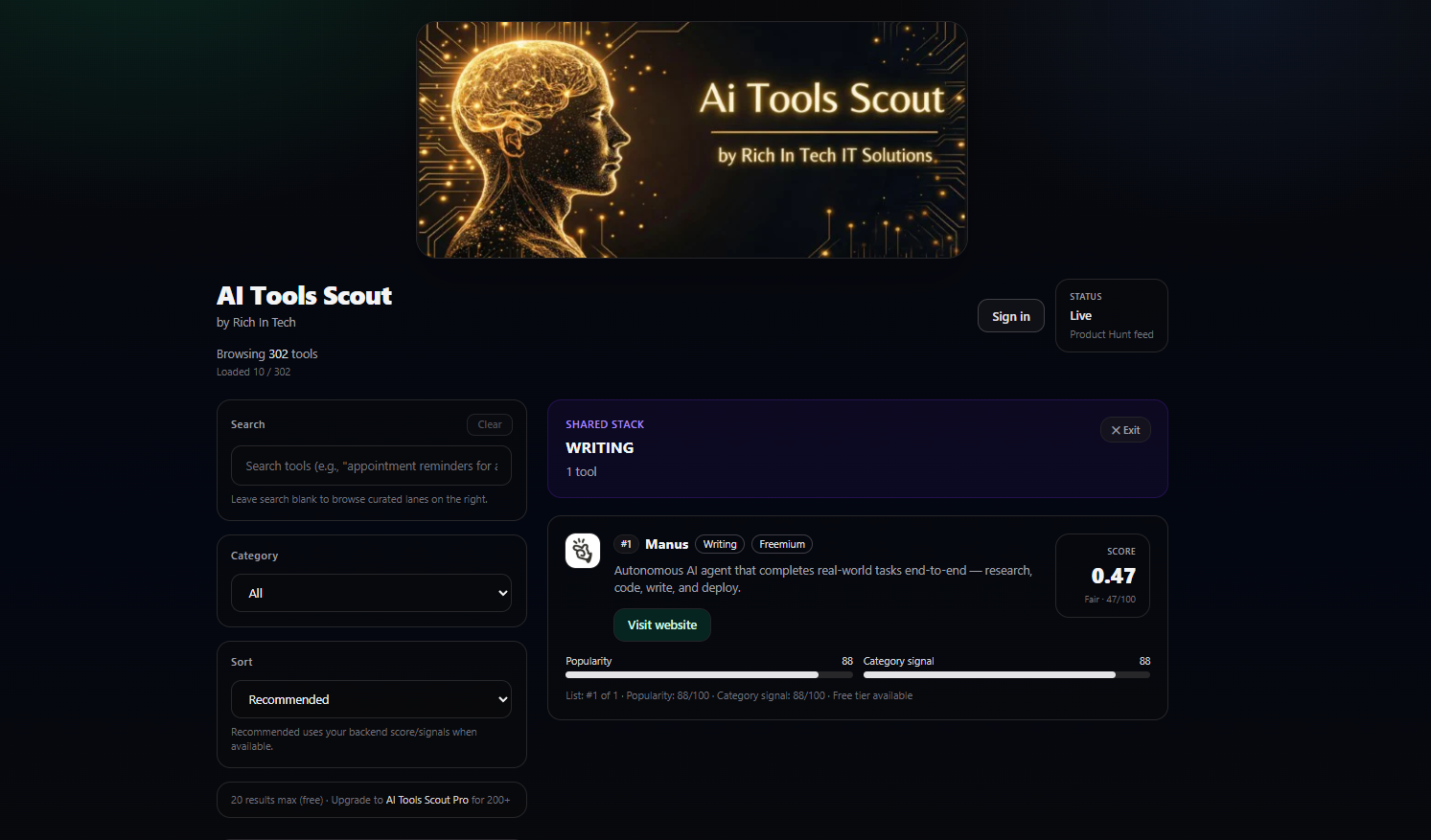 AI Tools Scout gallery image