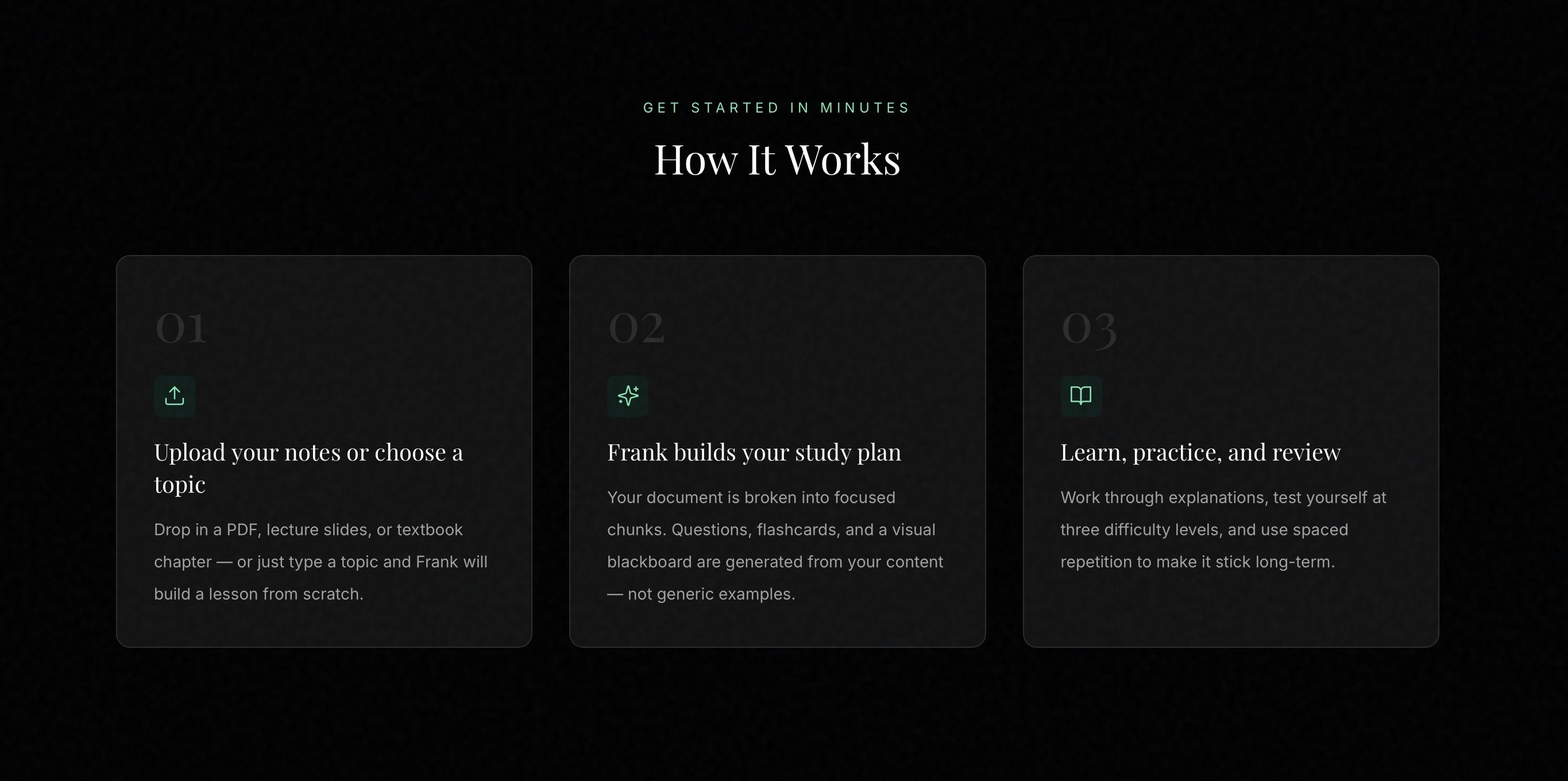 Learn with Frank: Blackboard gallery image