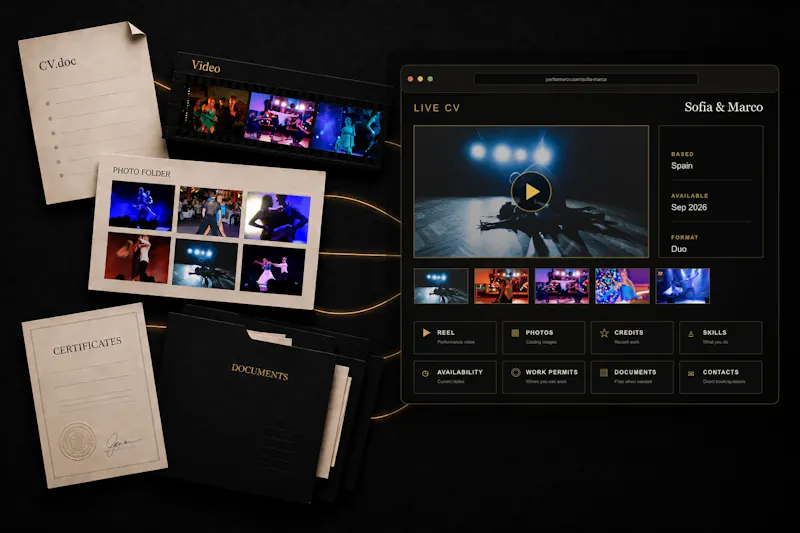 PerformerCV screenshot 1