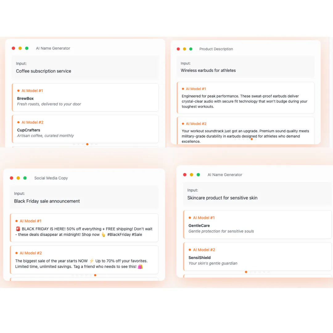 CopyGenius—One Prompt,Multiple AI Minds. gallery image