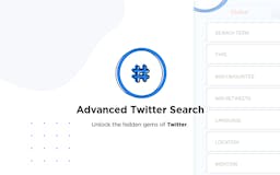 Advanced Twitter Search v2 media 1