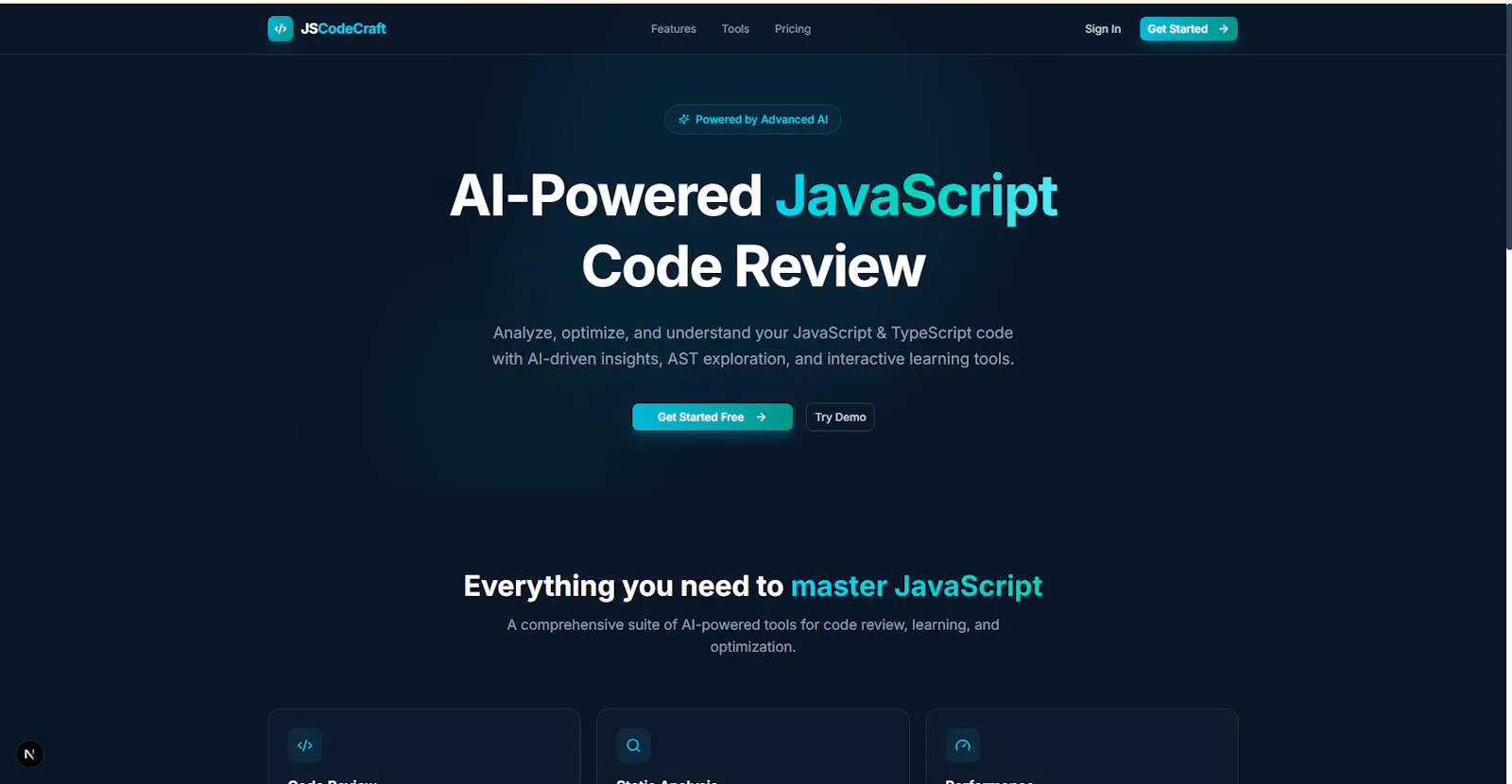JSCodeCraft screenshot 1