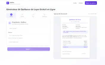 Générateur Quittance - Quittus gallery image