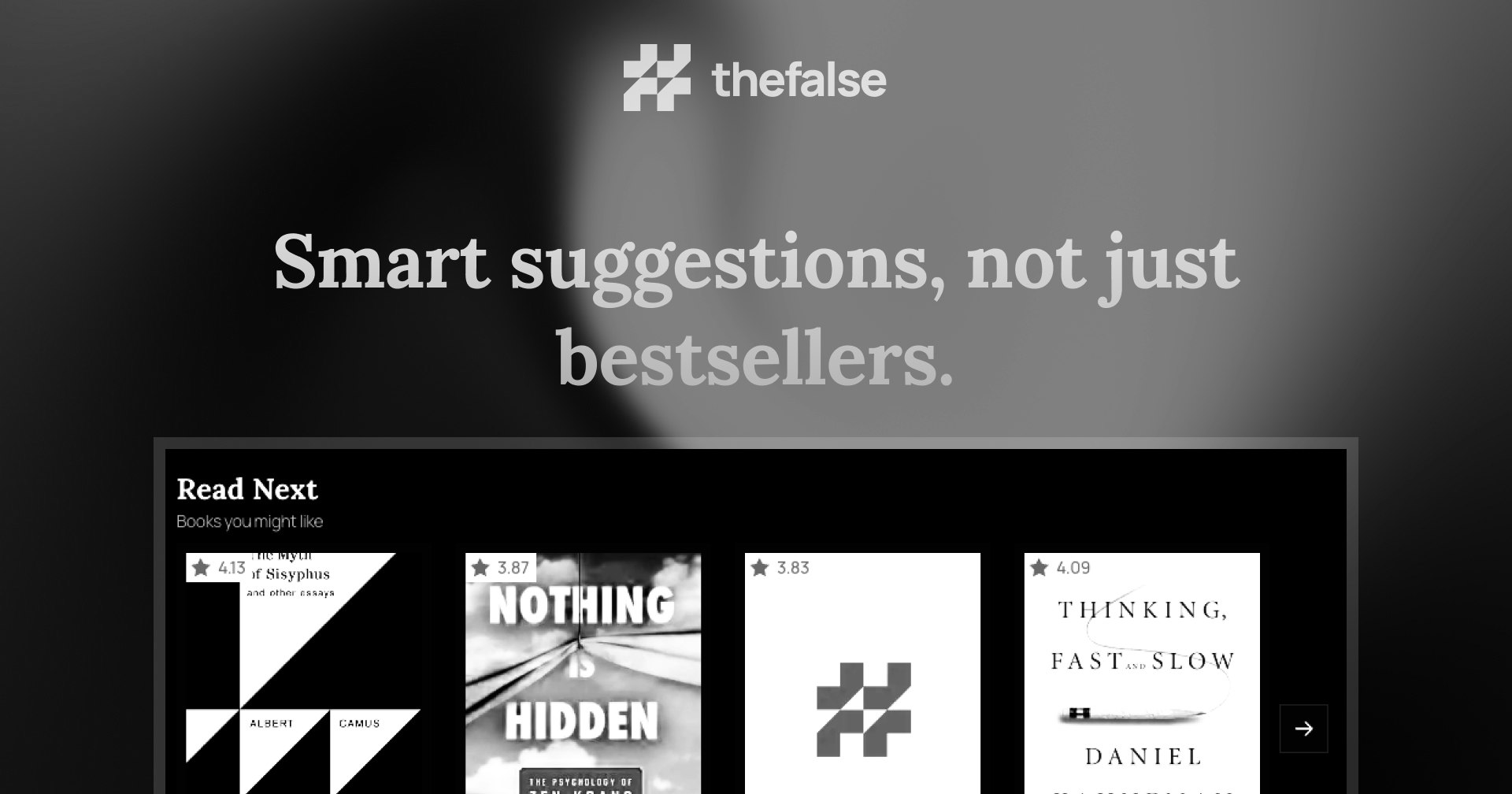 Média thefalse v0.1.3 - Repenser la lecture.Votre bibliothèque sociale pour les livres et les idées. 3