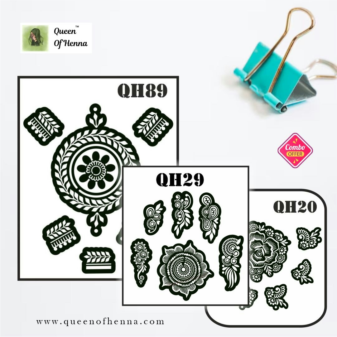 Reusable Henna Stencil | Mehendi Tattoo