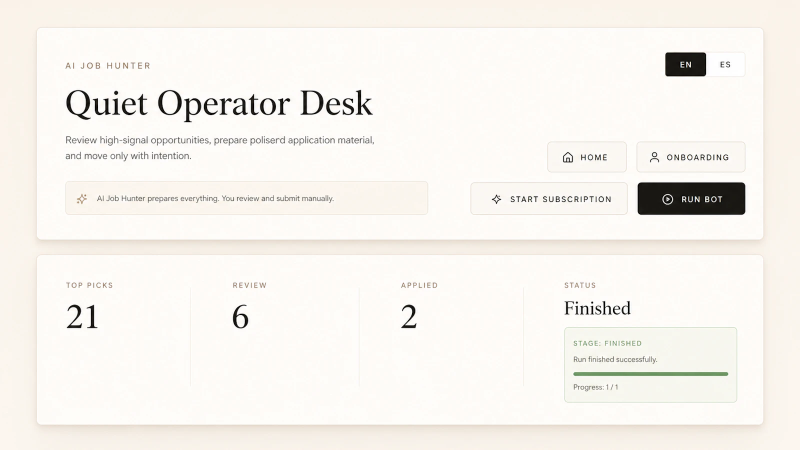 AI Job Hunter screenshot 2