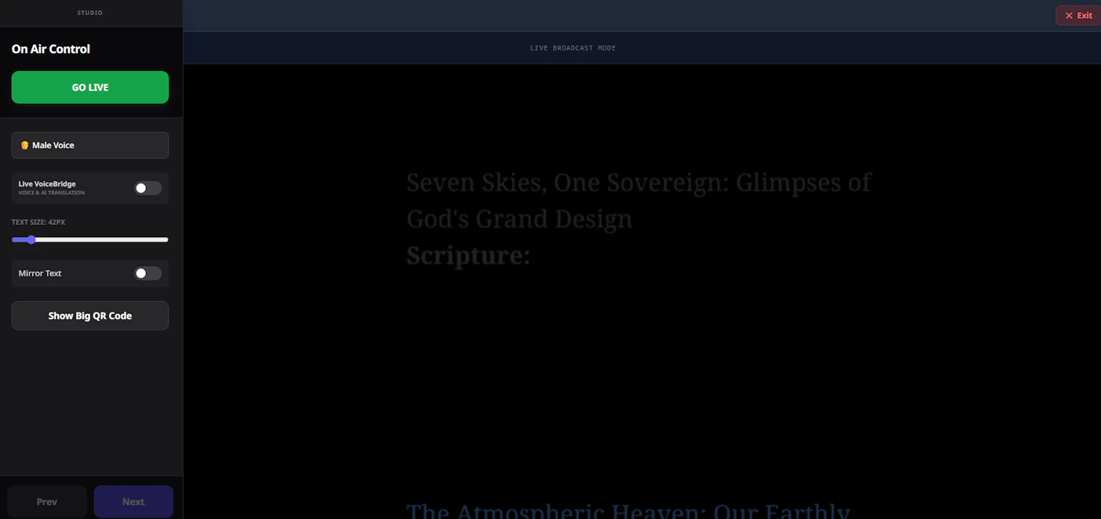 PreacherPresenter screenshot 6