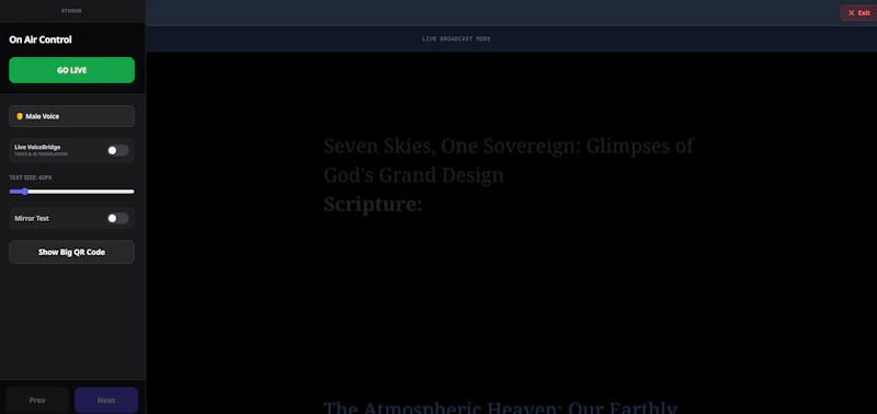 PreacherPresenter screenshot 6